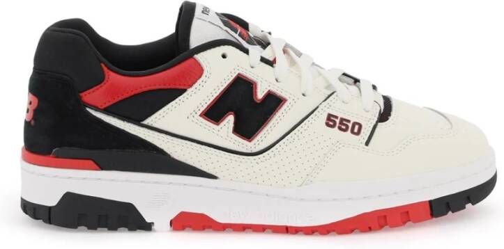 New Balance Sneakers van glad en suède leer met perforaties Multicolor Heren