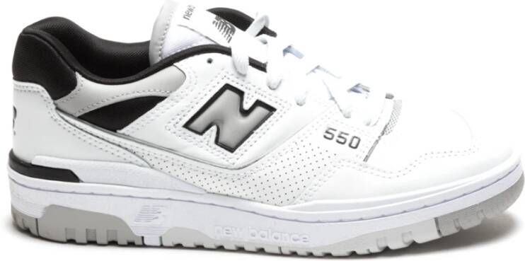 New Balance 550 Basketball Schoenen white grey black maat: 42 beschikbare maaten:42