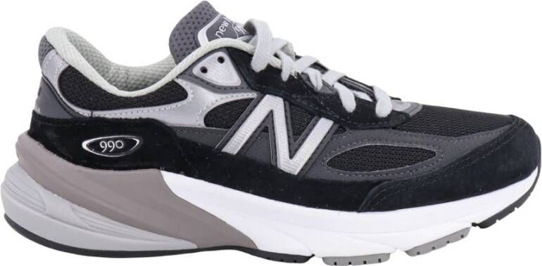 New Balance 990v6 Sneaker Premium Suede en Mesh Black