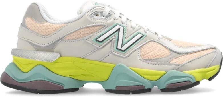 New Balance Platte Leren Sneakers met Dubbele Dichtheid Tussenzool Multicolor Dames