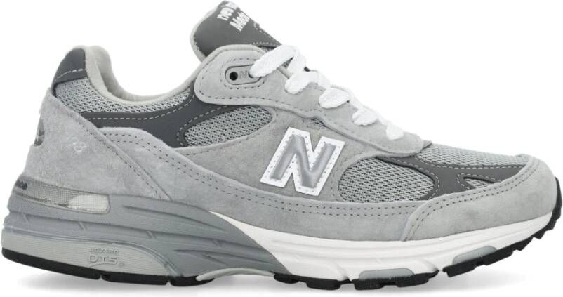 New Balance Grijze Sportieve Rubberen Zool Heren Sneakers Gray Heren