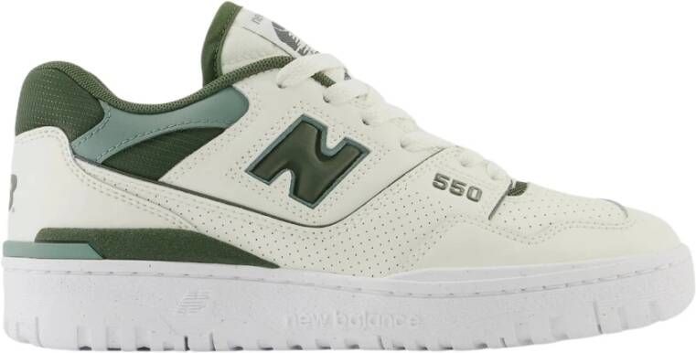 New Balance Leren sneakers met multicolor inzetstukken White Dames