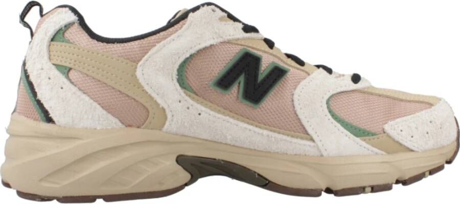 New Balance Stijlvolle Sneakers voor Mannen Beige Heren