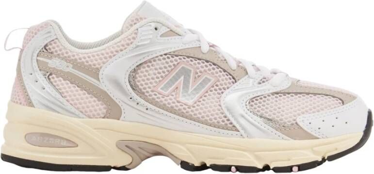 New Balance Suède Beige en Bruine Sneakers White Dames