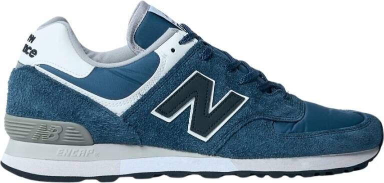 New Balance Suede en Mesh Sneakers Blue Heren