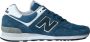 New Balance Blauw Wit Leren Sneaker Paneelontwerp Blue Heren - Thumbnail 5