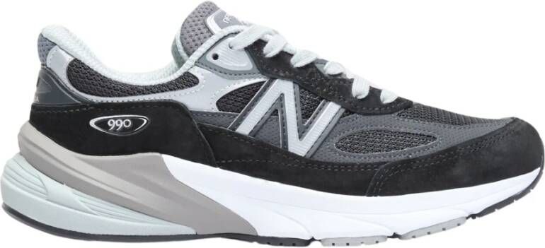 New Balance 990v6 Sneaker Premium Suede en Mesh Black