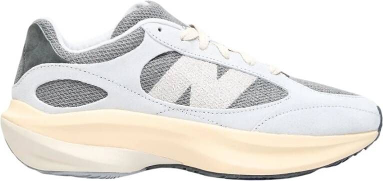 New Balance Suede Mesh Panel Sneakers Gray Heren