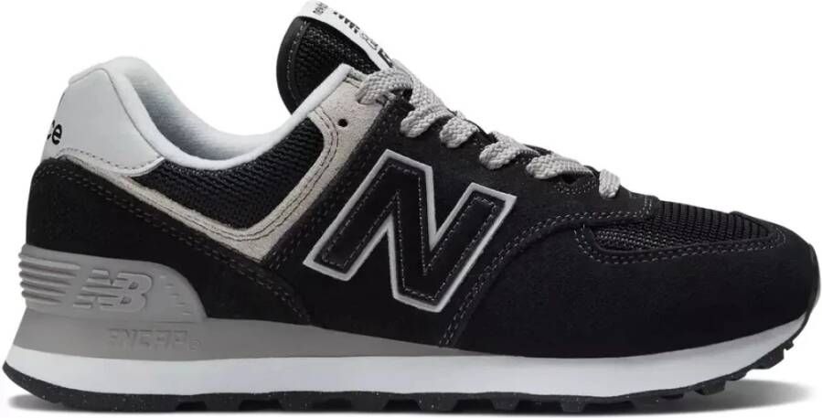 New Balance 574 Schoenen Black Leer Textil Foot Locker