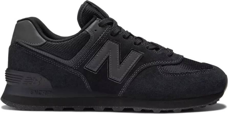 New Balance Suède Mesh Sneakers Stijlvol Ontwerp Black Heren