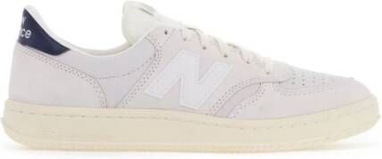 New Balance Suede Nubuck Sneakers met geperforeerde neus Beige Heren