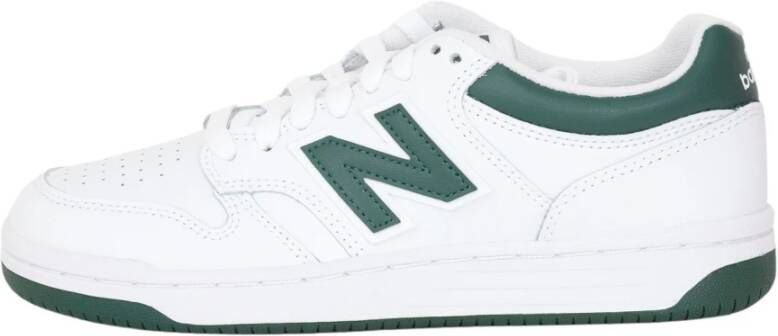 New Balance Tijdloze witte casual sneakers voor heren en dames Wit Heren