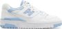 New Balance UNC White Dusk Blue Sneakers White Dames - Thumbnail 1