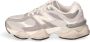 New Balance Velours en Leren Sneaker met Dual-Density Tussenzool Beige Dames - Thumbnail 1