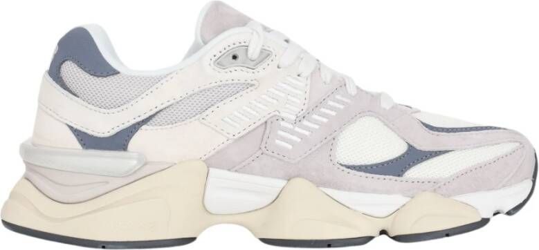 New Balance Sneakers van mesh en suède met iconisch N-monogram White