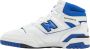 New Balance Wit Blauwe Herenschoenen White Dames - Thumbnail 1