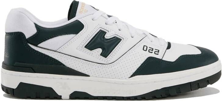 New Balance Wit Donkergroene Sneakers Green Heren