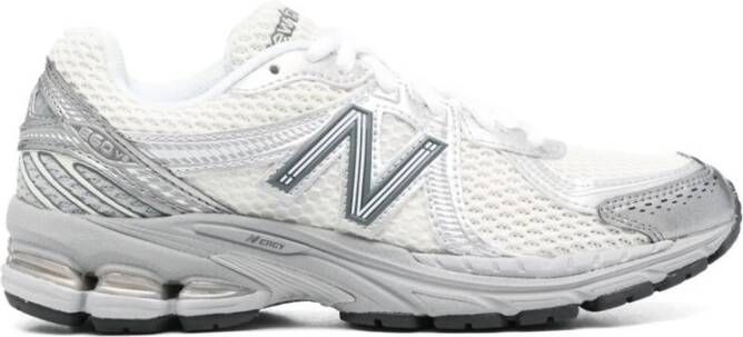 New Balance Wit Grijs Mesh Sneaker White Heren