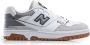 New Balance Wit Grijs Unisex Sneakers Bb550Esc White Heren - Thumbnail 1