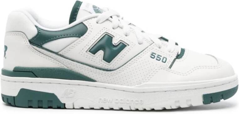 New Balance Witte en groene sneakers Aw24 White Dames