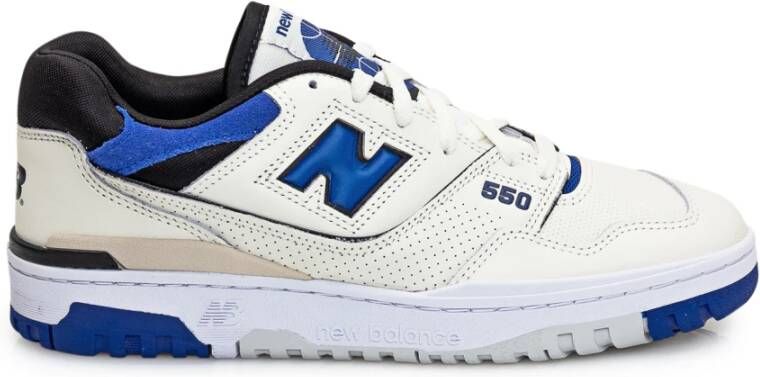 New Balance 550 Sneakers MaxiHeren Ondersteuning Gladde Afwerking Blue Heren