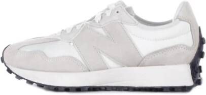 New Balance Witte Leren Rubberen Zool Sneakers White Dames