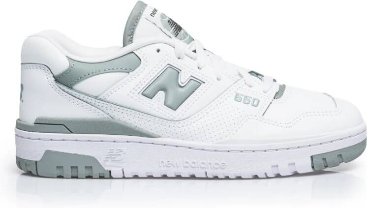 New Balance Witte Leren Sneakers Dames Bbw550Bg White Dames