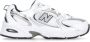 New Balance Witte Leren Sneakers met Abzorb Demping White Heren - Thumbnail 1