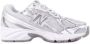 New Balance Witte Leren Sneakers Met Geperforeerde Details White - Thumbnail 1