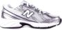 New Balance Witte Leren Sneakers Met Geperforeerde Details White Heren - Thumbnail 1