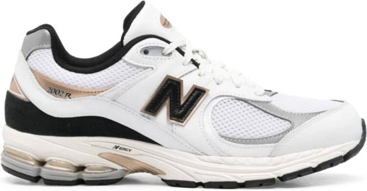 New Balance Witte Leren Sneakers met Reflecterende Details White Heren