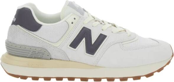 New Balance Witte Lifestyle Sneakers Unisex White Heren