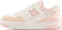 New Balance 550 Wit Roze Retro Basketbalschoenen White Dames - Thumbnail 1