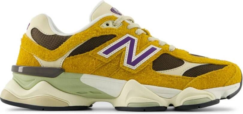 New Balance Witte Sneakers 9060 Stijl Yellow Heren