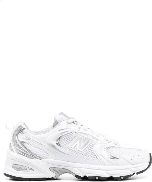 New Balance Witte Sneakers Mesh Design White Dames