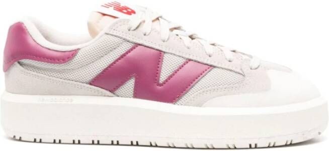 New Balance Klieke tennisschoen met overdreven proporties en onverwachte details Gray Heren