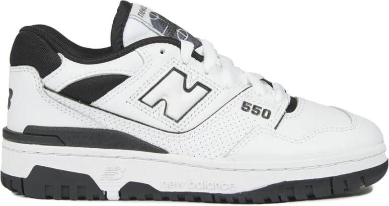 New Balance Witte Sneakers met Leren Logo White Heren