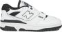 New Balance Witte Sneakers met Leren Logo White Heren - Thumbnail 1