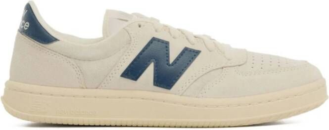 New Balance Witte Sneakers met Marineblauwe Accenten White Heren