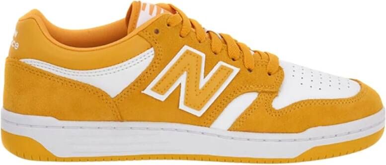 New Balance Gouden platte sneakers ge nspireerd door basketbal