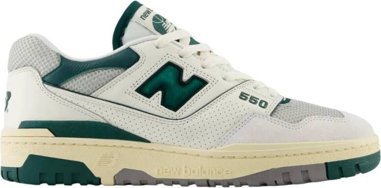 New Balance 550 | sea salt marsh green Wit Leer Lage sneakers Unisex