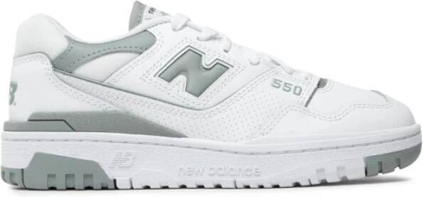 New Balance Witte Leren Sneakers Dames Bbw550Bg White Dames