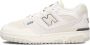 New Balance Witte Suède Lage Sneakers White Heren - Thumbnail 1