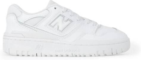 New Balance Witte Veterschoenen met Slip-On Detail White Dames