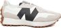 New Balance Retro Stijl Ivoor Sneakers Beige Dames - Thumbnail 11