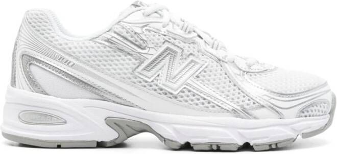 New Balance Zilveren Sneakers met Mesh Panelen Gray Dames