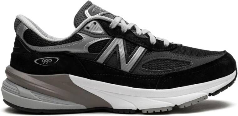 New Balance Zwarte sneakers met performance-geïnspireerd design Zwart Heren