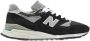 New Balance Zwarte platte schoenen 998 Made in USA Black Heren - Thumbnail 8