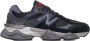 New Balance Zwarte Sneakers A del Teen Logo Rubberen Zool Black - Thumbnail 1