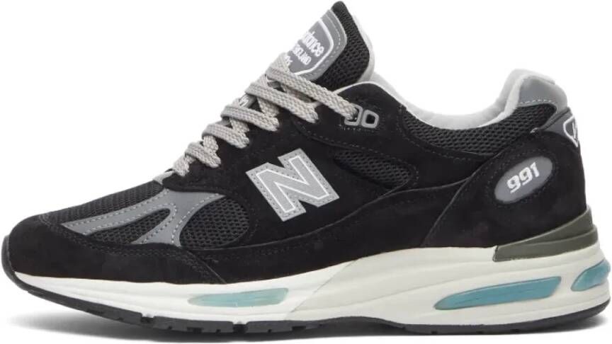 New Balance Zwarte Sneakers Gemaakt in Engeland Black Heren